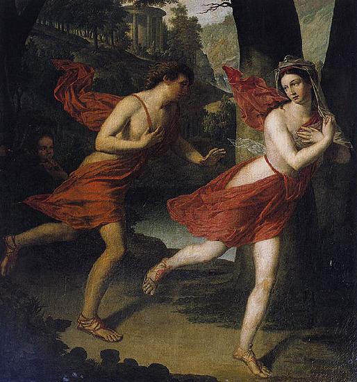 Robert Lefere Pauline as Daphne Fleeing from Apollo Sweden oil painting art